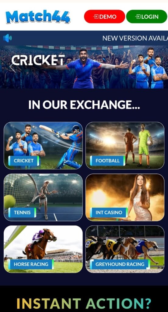 Getting Started with Match44: Login, Signup, and More 8 match44- online Betting gaming id get it now